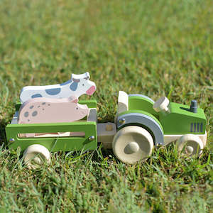 Clothing: Green Tractor & Trailer