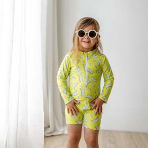 Emerson Swimsuit | Neon Dino