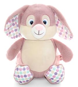 Toy: Pink Polkadot Cubbie Bunny