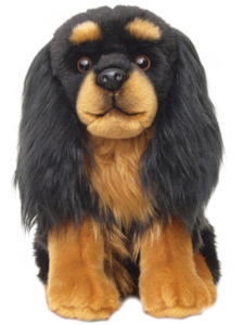 Black and Tan Cavalier Toy