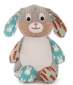 Toy: Carrot Harlequin Cubbie Bunny