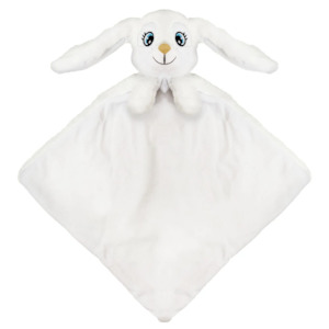 Snowy the BitsyBon White Bunny Blanket