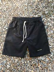 Clothing manufacturing - mens and boys: THE RESPONSIBLE SHORT - BLACK