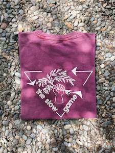 Clothing manufacturing - mens and boys: THE ECO TEE- BURGUNDY