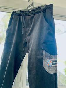 Clothing manufacturing - mens and boys: Crafter pant-Black cord- All sizes