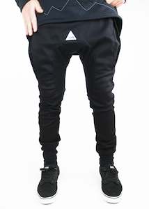 Clothing manufacturing - mens and boys: BLACK SPARTAN- Black Stretch Cord