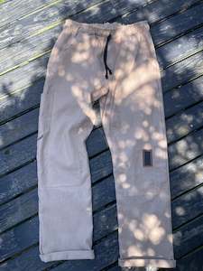 Clothing manufacturing - mens and boys: The Crafter pant in Tan linen