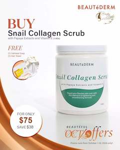 Beautéful OCT-offers for  Snail Collagen Body Scrub 1kg