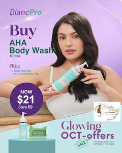 Glowing OCT-offers for BlancPro AHA Body Wash 100ml