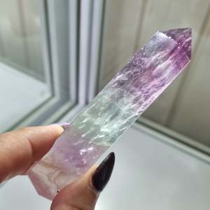 Rainbow Fluorite Point (Watermelon Fluorite)