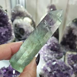 Rainbow Fluorite Point (Watermelon Fluorite)