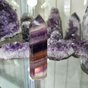 Rainbow Fluorite Point