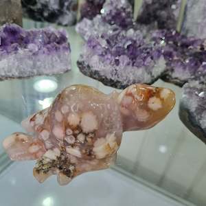 Flower Agate Turtle