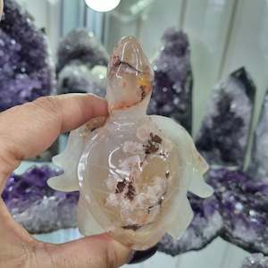 Flower Agate Turtle