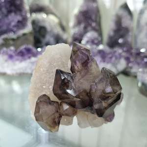 Smokey Amethyst Elestial Specimen