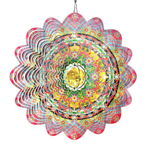 Manufacturing: Crystal Mandala Wind Spinner