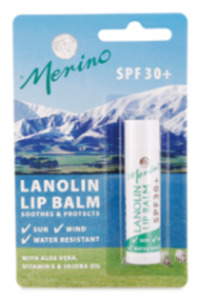 Merino Lanolin Lip Balm SPF30+ 4.5g