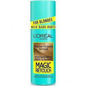 L'OREAL MAGIC RETOUCH ROOT CONCEALER SPRAY-MEDIUM TO DARK BLONDE