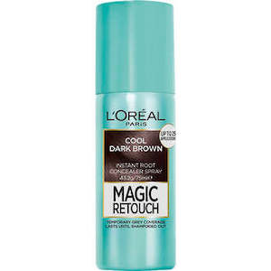 L'OREAL MAGIC RETOUCH ROOT CONC SPRAY COOL DARK BROWN