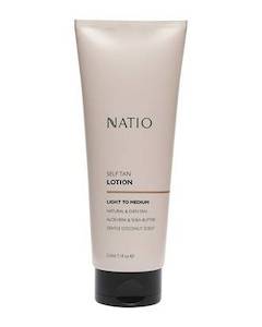 Natio Self Tan Lotion Light To Medium 210ml