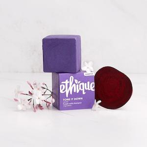 Ethique Tone It Down Purple Solid Shampoo