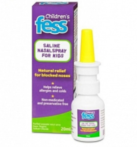 Baby Kids: FESS Childrens Saline Nasal Spray for Kids 20ml - 3 to 10 Years