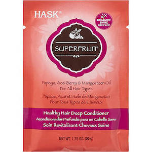 Treatments: HASK SUPERFRUIT HEALTHY HAIR DEEP CONDITIONER 50G