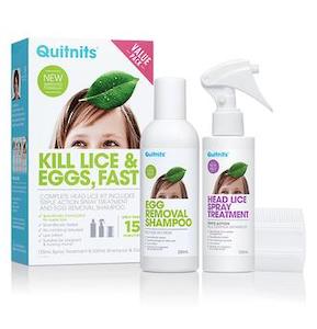 Treatments: QUITNITS COMPLETE HEAD LICE KIT