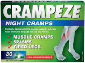 CRAMPEZE NIGHT CRAMPS CAPS 30