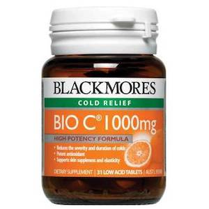 BLACKMORES BIO C 1000MG 31 TABLETS