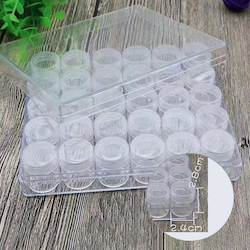 30 Screw Cap Pots in Container