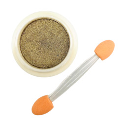 Toiletry wholesaling: Pressed Chrome Powder - Gold Diamond