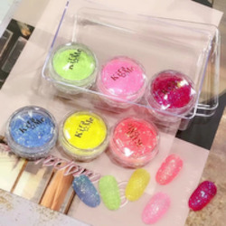 Mixed Fine Glitter - Set of 6 Brights