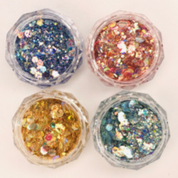 Mixed Chunky Glitter - Set of 4