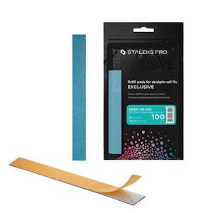 Staleks - Refill Pads For Straight Nail File Soft Pro Expert 20, 100 grit (30 pcs)