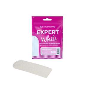 Staleks - Disposable White Files for Metal Foot Rasp (MBE10) Expert 10 - 180 Grit