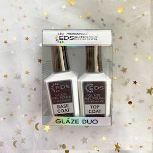 EDS Glaze Duo - Glaze Gel Polish Base + Top 18 ml. (.6 fl. oz. )