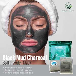 Beauty Cottage Black Mud Charcoal Powder Mask 1000g (SHORT DATED)