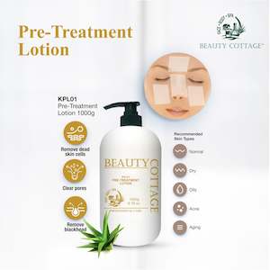 Toiletry wholesaling: Beauty Cottage Pre-treatment Lotion 1000ml