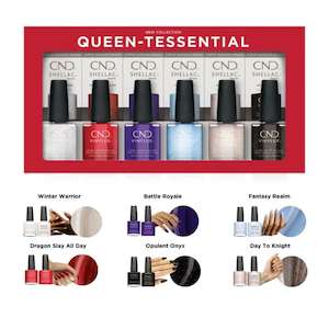 CND Shellac & Vinylux Queen-Tessential Holiday Collection Set