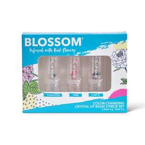 Blossom 3pc Colour Changing Lip Balm Gift Set