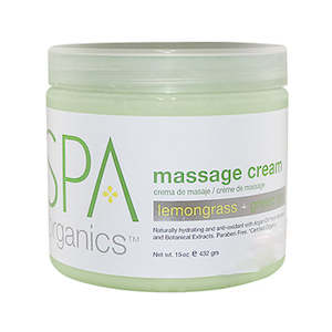 BCL Lemongrass + Green Tea - Massage Cream 450g