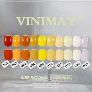 Toiletry wholesaling: Vinimay Gel Polish - Orange and Yellows