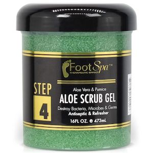 Toiletry wholesaling: ALOE SCRUB GEL - 16oz. (473ml)