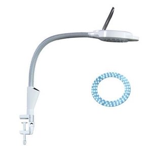 LED Magnifying Lamp On Clamp