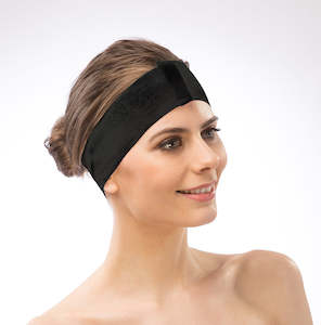 Black Stretch Nonwoven Head Band With Velcro 100PCS