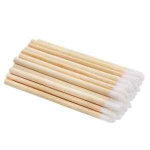 Toiletry wholesaling: Bamboo Handle Lip Gloss Wands – 50pcs