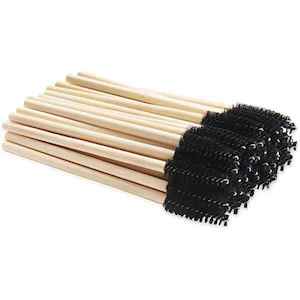 Toiletry wholesaling: Bamboo Handle Mascara Wand - 50pcs