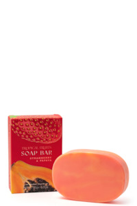 Tropical Fruits Soap 150g Strawberry & Papaya