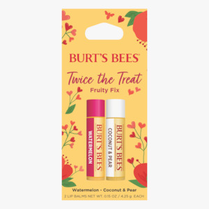 Lip Balms: Burt's Bees Twice the Treat Fruity Mix